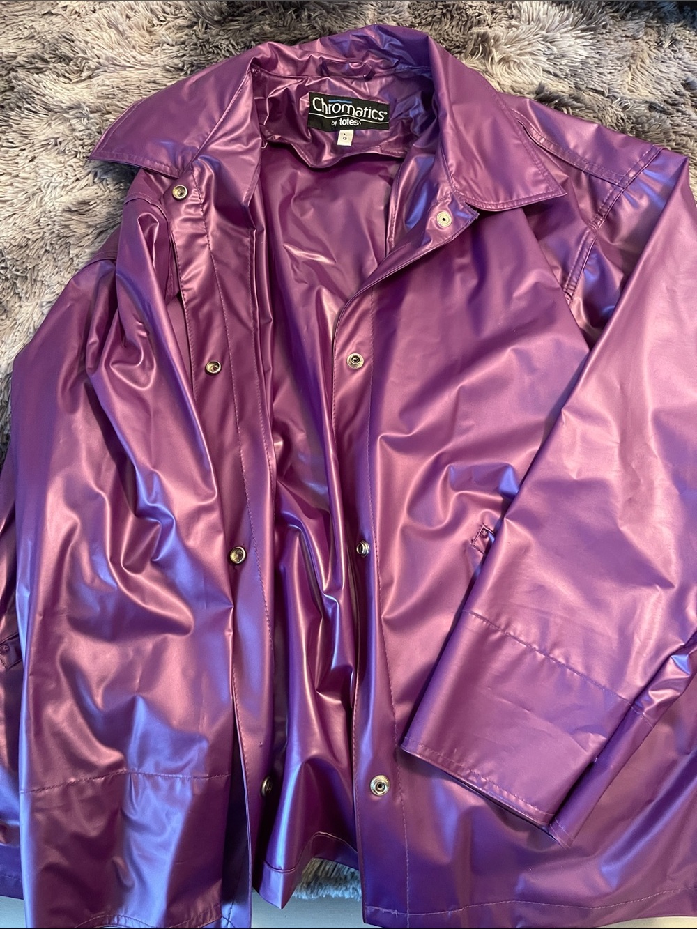 Chromat Glossy Purple Rain Unlined Jacket